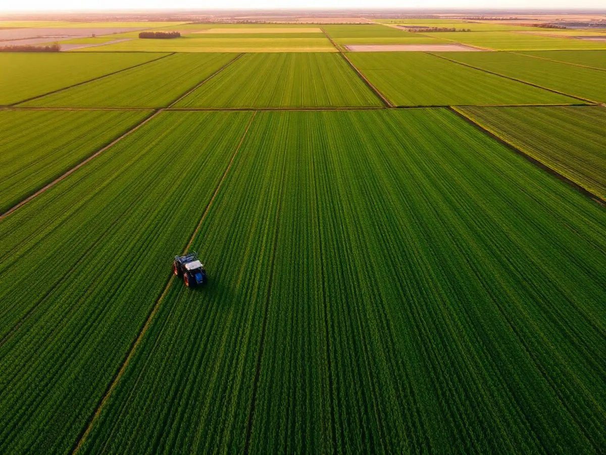 Agriculture drone photography