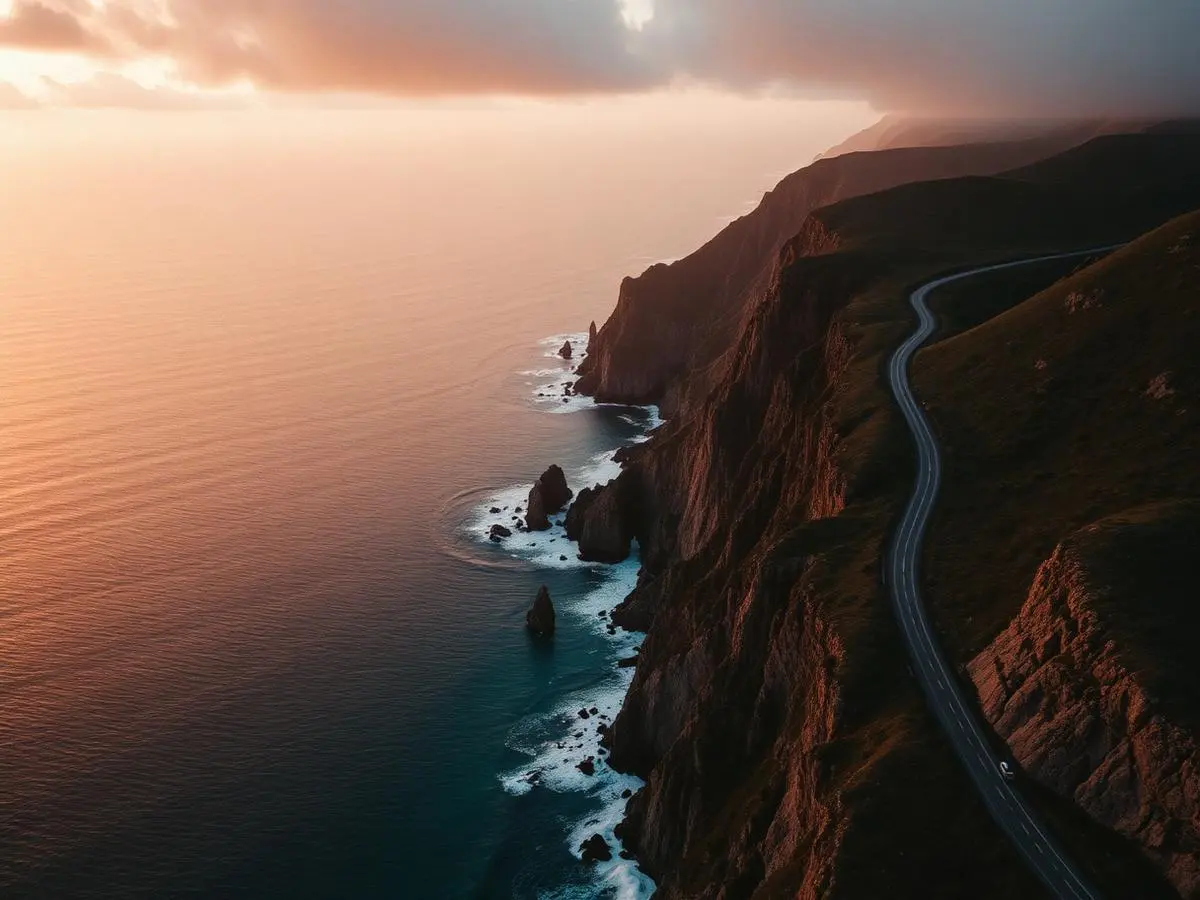 Cinematic Footage drone photography